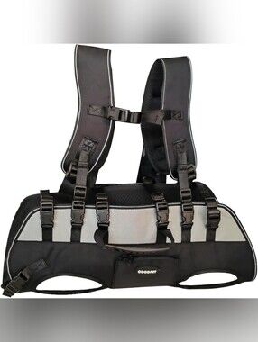 Black and Gray Dog Harness Sling-Sz Small NEW